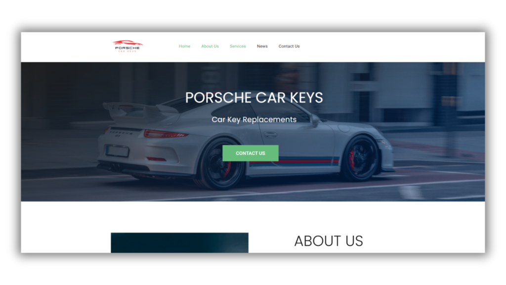 Porsche Car Keys